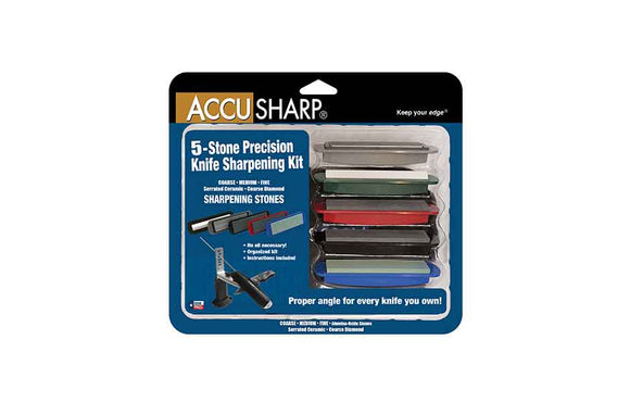 AccuSharp Precision 5 Stone Knife Sharpener Kit