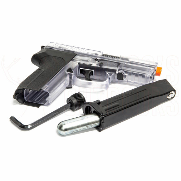 KWC SIG SAUER SOFTAIR PISTOL(TRANSPARENT), CO2, FIRES 0.2G SOFTAIR BB'S