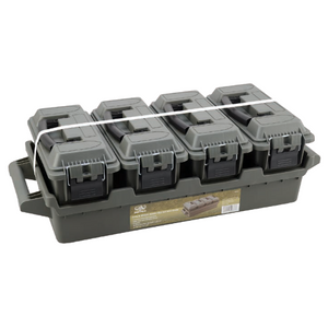 BUFFALO RIVER 4 BOX .30 CAL AMMO CRATE OD GREEN LOCKABLE 645mm x 292mm x 190mm