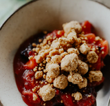 Apple and Berry Crumble