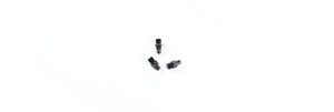 Set 3 steel nipples for Pedersoli pistol