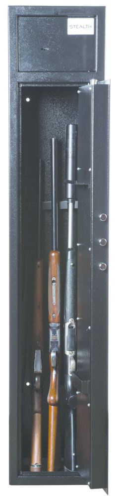 STEALTH ACAT  GUN SAFE: 5 GUN DOUBLE DOOR