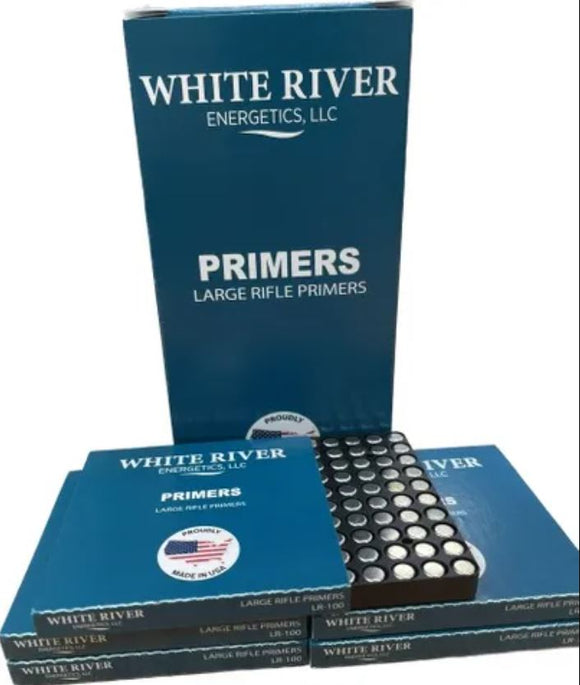 White River Energetics Large Rifle Primers x1000